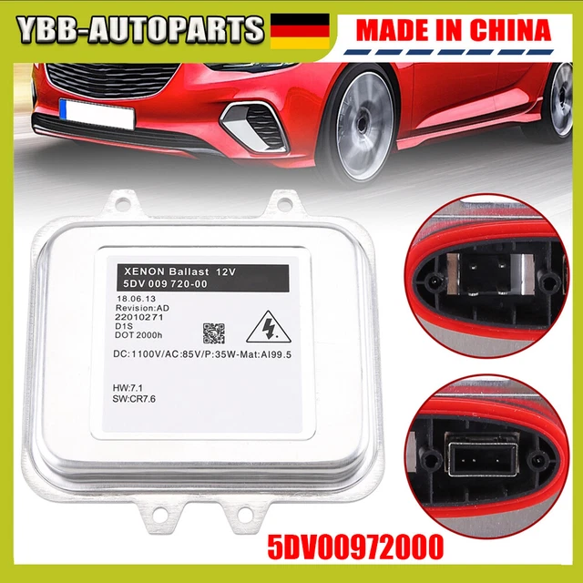 Xenon-Vorschaltgerät 5DV00972000 Kompatibel Mit Opel Astra J - Insignia