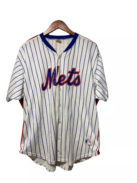 Vintage Rawlings New York Mets MLB Pinstripe Jersey Men's L