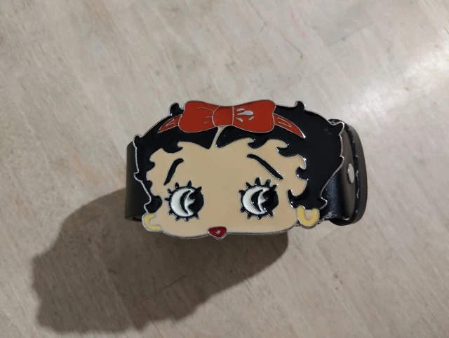 betty boop fibbia con cinta usato vintage da collezione. cm  totali 128 