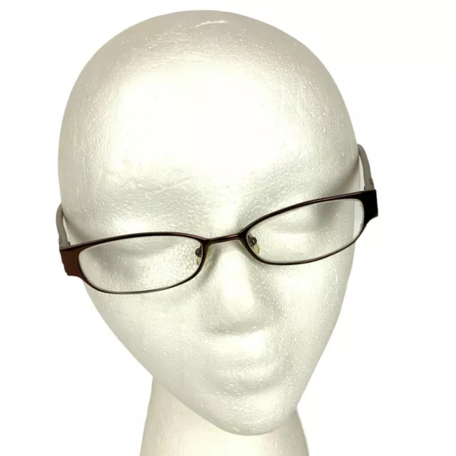 Candies Ladies Eyeglasses Frames Angela Brown Metal Rectangle 49 17 135