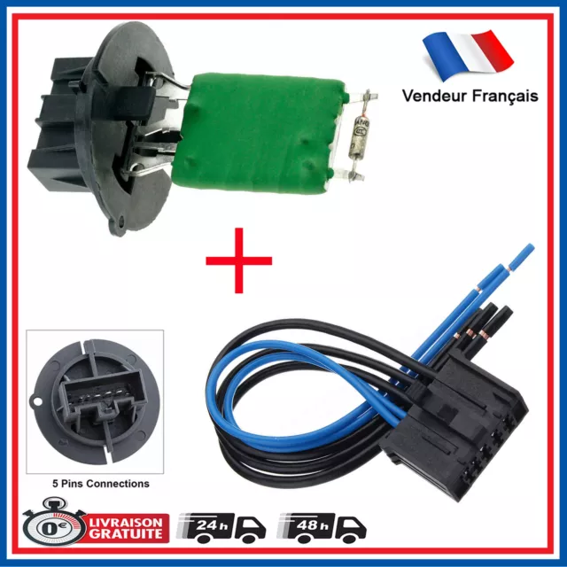 Connecteur Cable Resistance Chauffage Ventilation Habitacle prévu C3 206 307