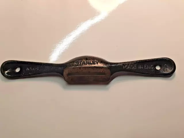 Vintage Stanley No. 64 Flat Sole Spokeshave Main Body Old Woodwork Tool Hand