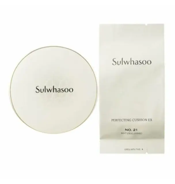 Sulwhasoo Perfecting Cushion SPF 50 15g+Refill 15g / Slim Fit High Coverage