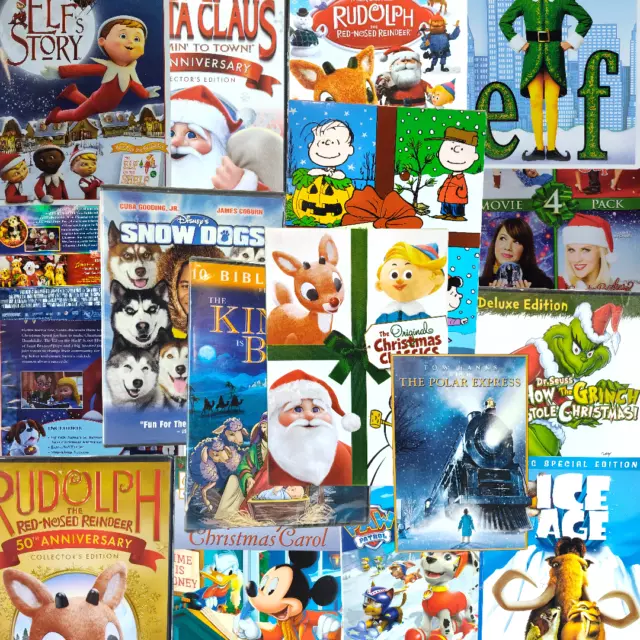 DVDS CHRISTMAS Holiday Winter Movies Family Children New OR