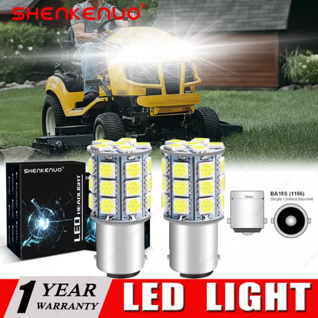 2 EX Bright LED light bulbs for Cub Cadet MDT Mower Tractor 2185 Headlights: USA