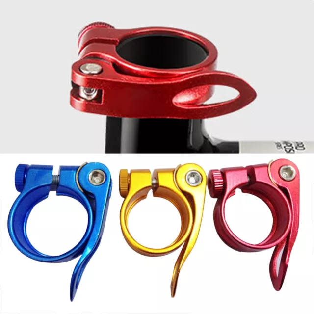 30.8/31.6mm Cycling Seat Post Clamp Bicycle Saddle Seat Tube Clamp Quick Release