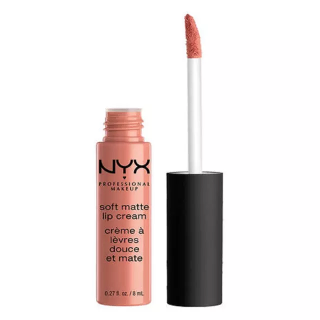 NYX Soft Matte Lip Cream- Stockholm, London, Abu Dhabi - Nude Collection - Set . 2