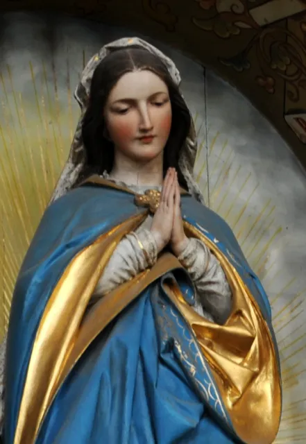 VIRGIN MARY AMAZING 8x10 Colorful Print NEW Catholic Faith Virgin Mary