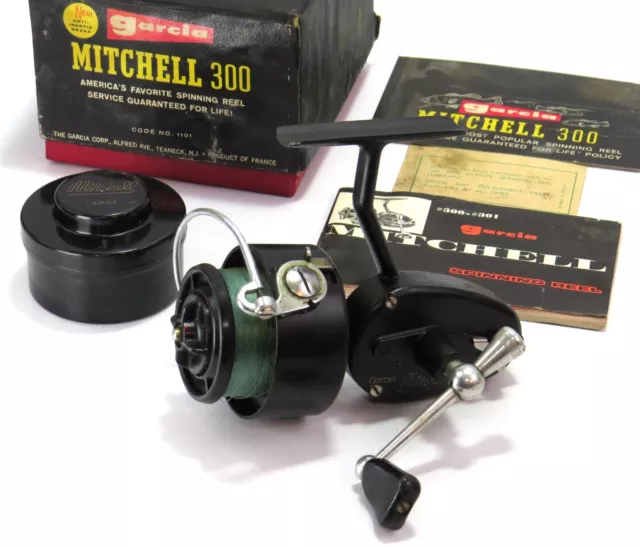 RARE THE MITCHELL 300 - 3rd VERSION HALF BAIL SPINNING REEL- no
