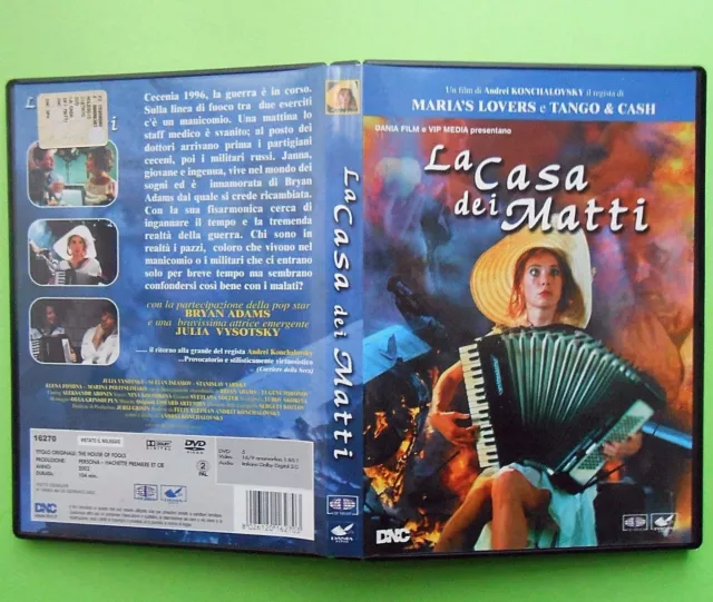 DVD Andrei Konchalovsky Dom Durakov La Casa Des Matti Bryan Adams Julia Vysotsky