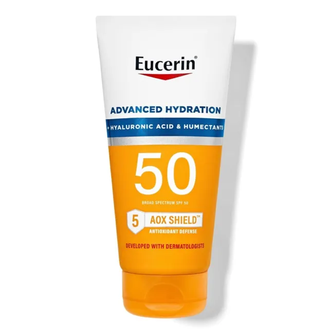 Eucerin Advanced Hydration SPF 50 Sunscreen Lotion 5 oz