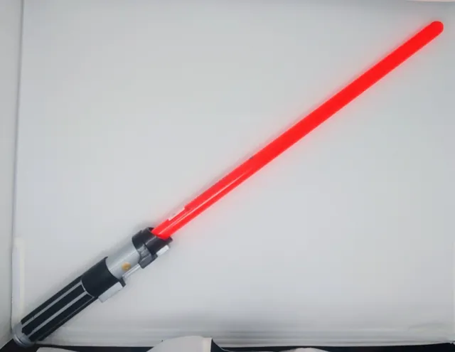 Darth Vader Red Lightsaber - Unused - See VIDEO Disney Parks Battle Action SFX