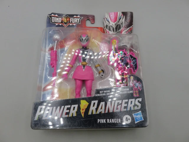 Power Rangers Dino Fury Pink Ranger with Key NEW Action Figure Hasbro