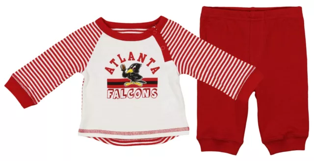 OuterStuff NFL Newborn Team Color Shirt and Pant Set, Atlanta Falcons