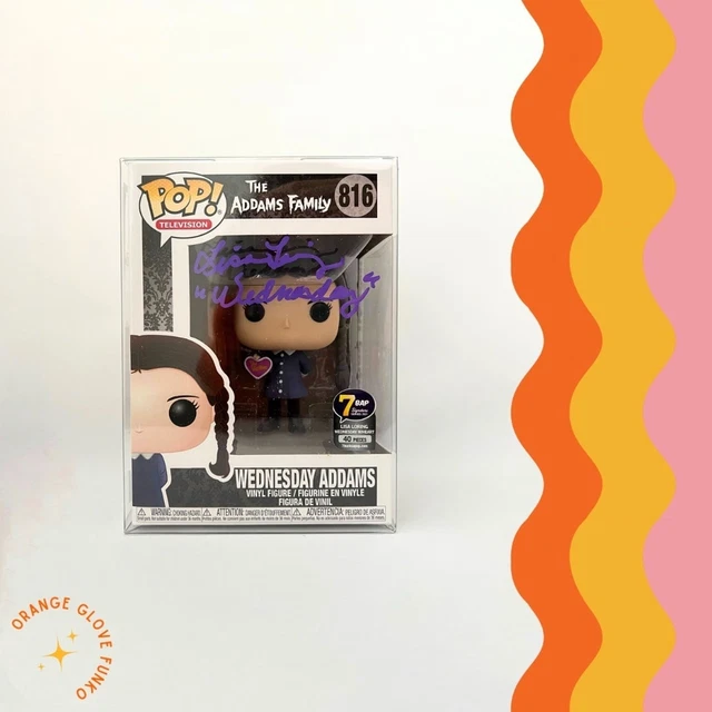 *SIGNED* Addams Family Wednesday Addams Funko Pop #816