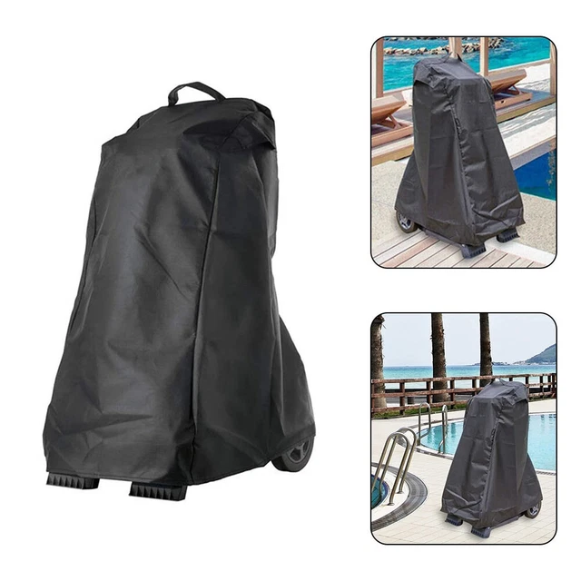 Housse De Protection Imperméable 210D Pour Pompe à Chaleur Piscine - Dimensions 100.8x85.9x78 Cm - Résiste Aux Intempéries Hivernales - 7
