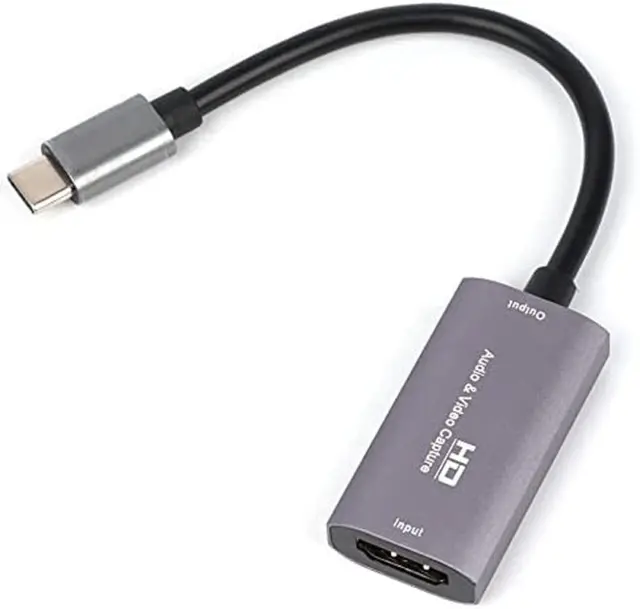 1080P HDMI Audio Video Capture Card HDMI to Type C Screen Recorder USB-C Video C