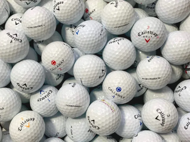 200 Pelotas de Golf Callaway mix AAA / AAAA Calidad lakeballs Usadas Bolas