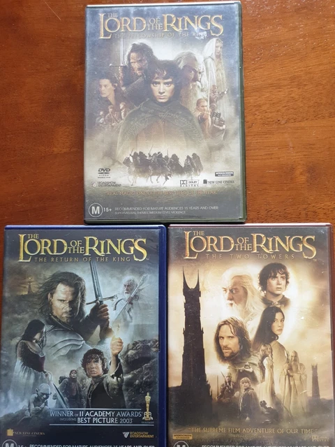Lord Of The Rings Trilogy Dvds 6 Discs