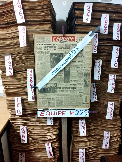 RARE JOURNAL L'AUTO (L'EQUIPE) 15737 24-05 1944 FOOTBALL GIRONDINS SWIATEK RUGBY