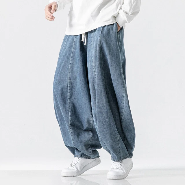 Pantalon Cargo Baggy Homme - Style Hip-hop Décontracté - Taille Grande, Poches Pratiques
