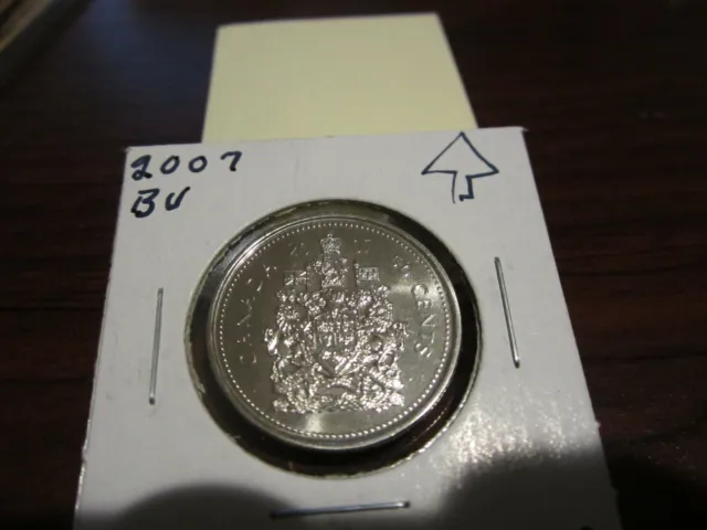 2007 - Canada - 50 cent Brilliant Uncirculated coin - Canadian half dollar