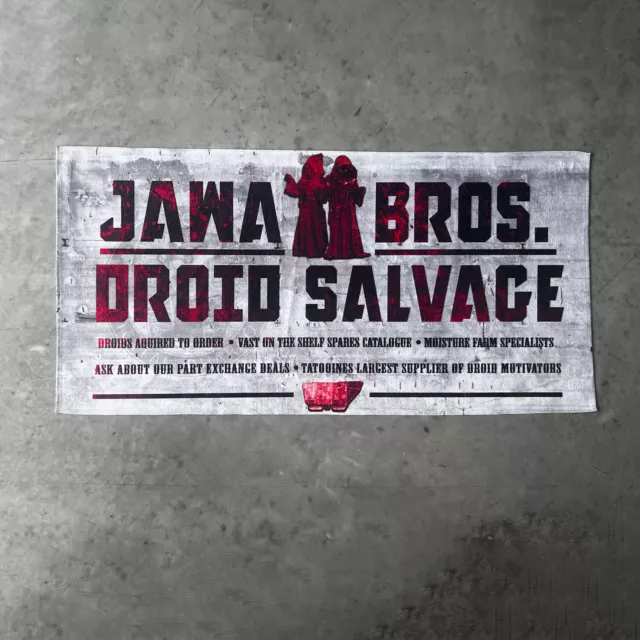 Huge Jawa Bros. Bath Towel Movie Star Wars Episode 9 viii Last Jedi First Order