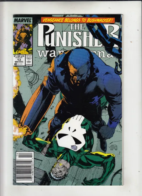 Punisher War Journal #13 (Marvel 1989) Jim Lee Newsstand VF