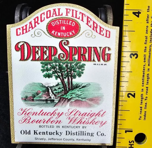 Deep Spring Kentucky Straight Bourbon Whiskey Shively, Jefferson County,...