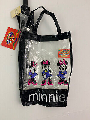 Vintage 90s Mickey's Stuff for Kids Minnie Mouse Tote Bag Umbrella Set Disney 2