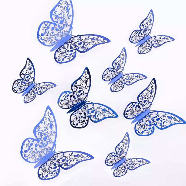 mariposas decorativas de pared 72 piezas 3d decoracion para casa cuarto  fiesta
