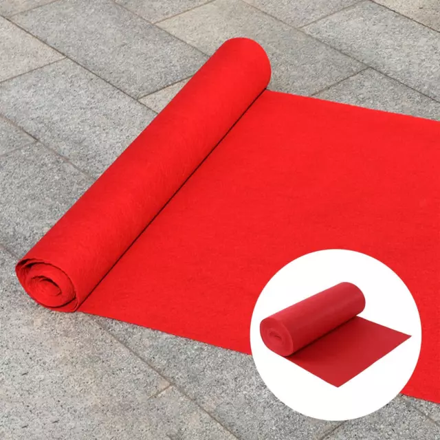 Red Carpet Wedding Rug 19.7ft Party Decorations 1 Meter Wide for Baby Shower