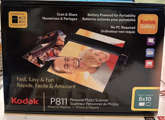 Kodak P811R Personal Photo Scanner Red NEW