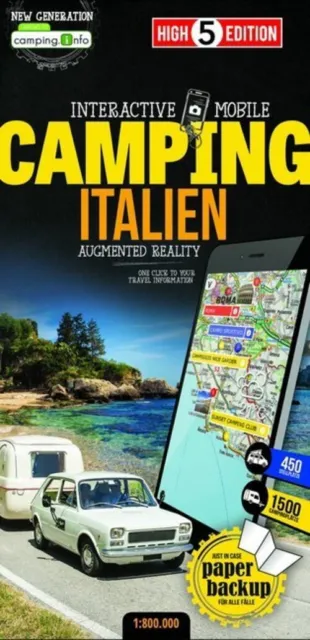 High 5 Edition Interactive Mobile CAMPINGMAP Italien (Land-)Karte Deutsch 2018