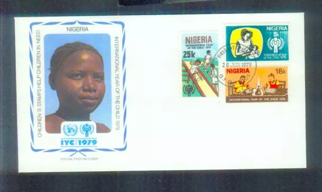 Recht seltener Ersttagsbrief aus Nigeria, von 1979, gestempelt