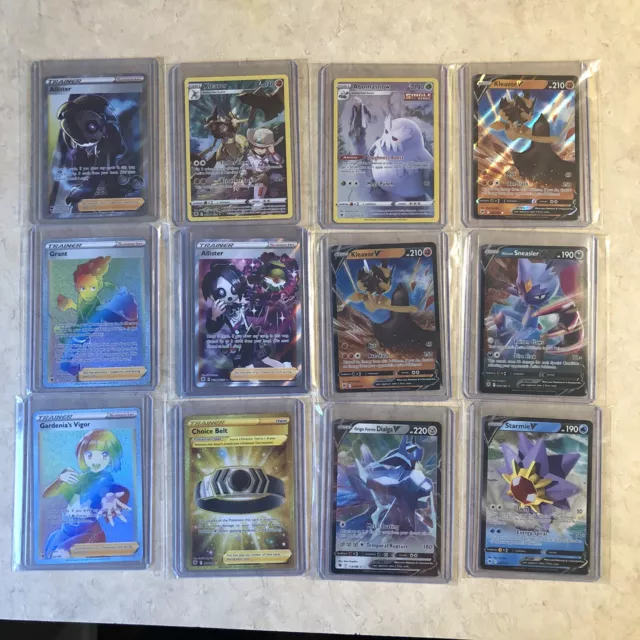 Pokémon Astral Radiance - Trainer Gallery - Full Art -lot Of 13 211/189 Rainbow