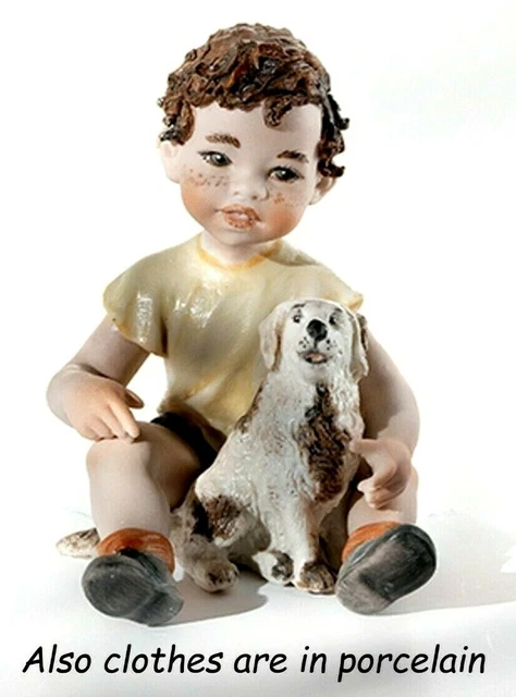 Figurine Capodimonte – Nourrisson Fille Ou Garçon, Porcelaine Italienne