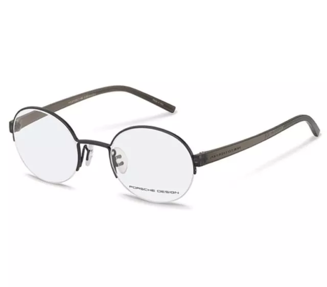 Porsche Design Brille Brillengestell P8350 C 50 22 145 silber grau NEU + OVP