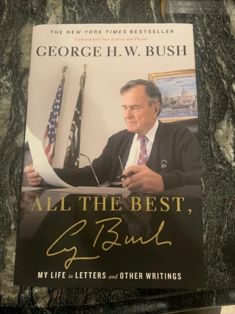 President GEORGE HW BUSH autographed signed All The Best Book Numbered COA