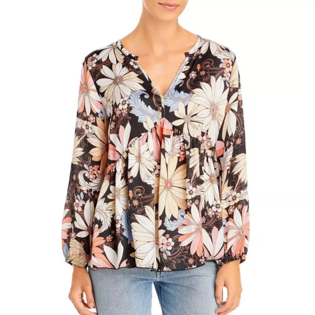 K & C Womens Floral Print Polyester Blouse Shirt BHFO 3085