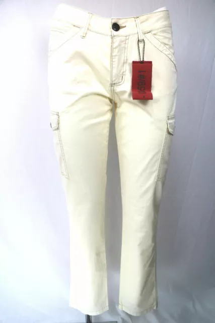 PANTALONI DONNA JAGGY 42 bianco panna cotone dif. AS497 EUR 14 99 PicClick IT