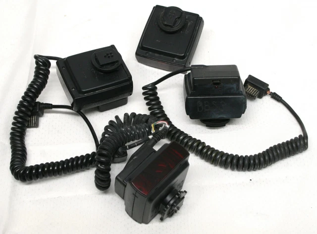 Metz Adapter SCA 312/2AF 4 units, 3 cords For Parts Only USED CAM178
