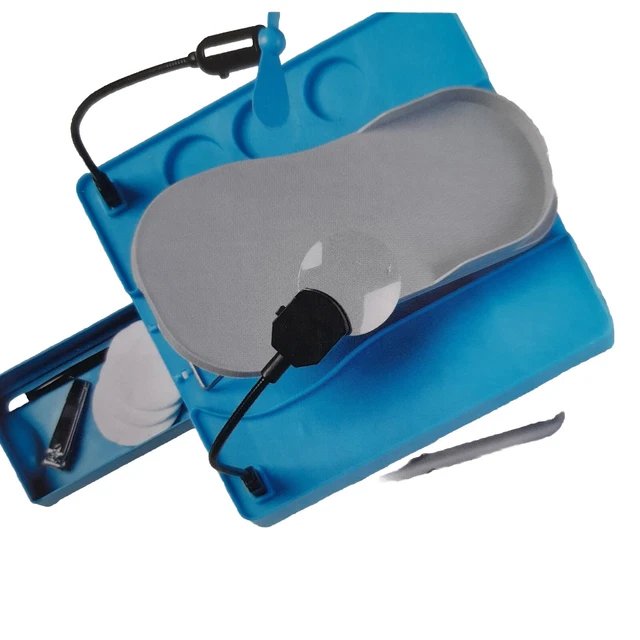 JML SALON STEP Deluxe Pedicure Footrest With Light and Magnifying glass