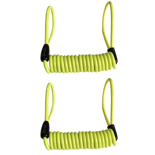 Cavo Promemoria Per Blocco Disco Moto - Elastico Fino A 120 Cm, Con Filo D'acciaio, Multicolore