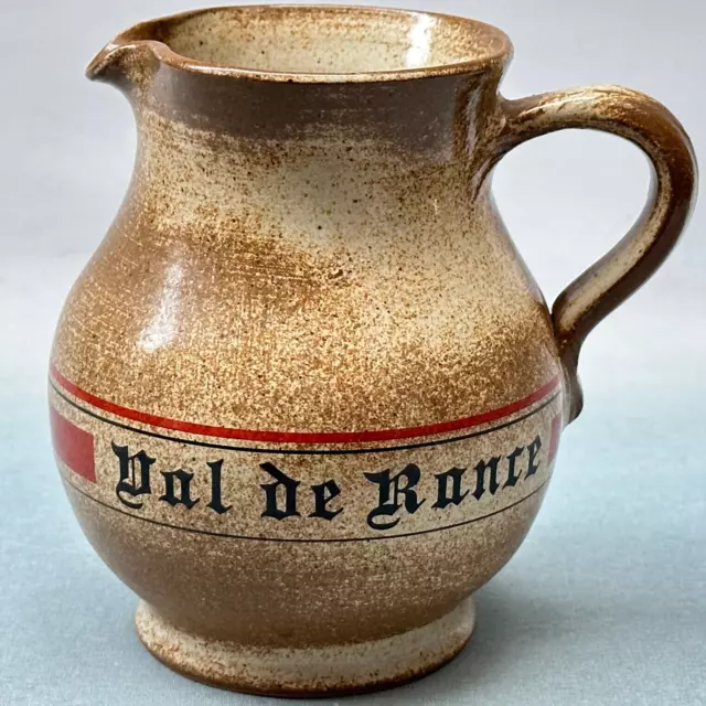 VintageVale De Rance Breton Cider Ceramic Sandstone Jug, Made in France