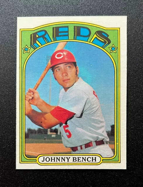 1972 Topps Baseball Card #433 Johnny Bench (HOF) EX-MT - NM (Cincinnati Reds)