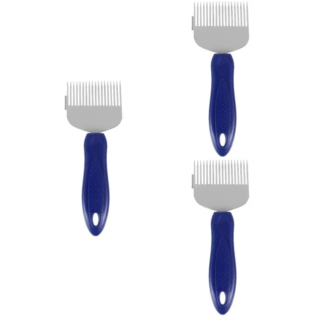 3 pezzi forchetta apicoltore smontabile miele acciaio inox