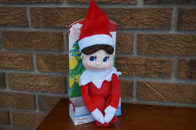 CHRISTMAS PLUSH THE ELF On The SHELF Doll Stuffed Boy Plushee Pals Toy ...
