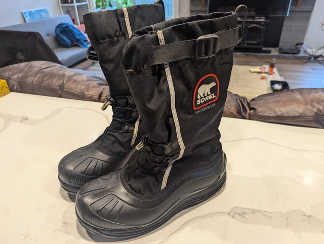 SOREL BOOTS MENS Alpha Pac XT Size 10 US Waterproof Insulated Snow NL2127 010 64.99 PicClick