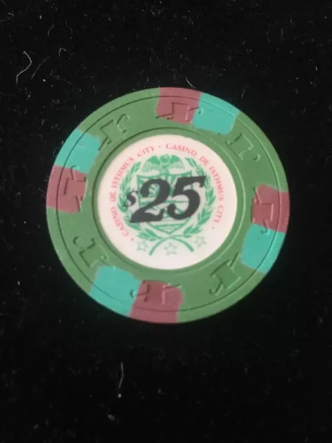 Paulson Poker $25 James Bond Casino De Isthmus Poker Chip From License To Kill